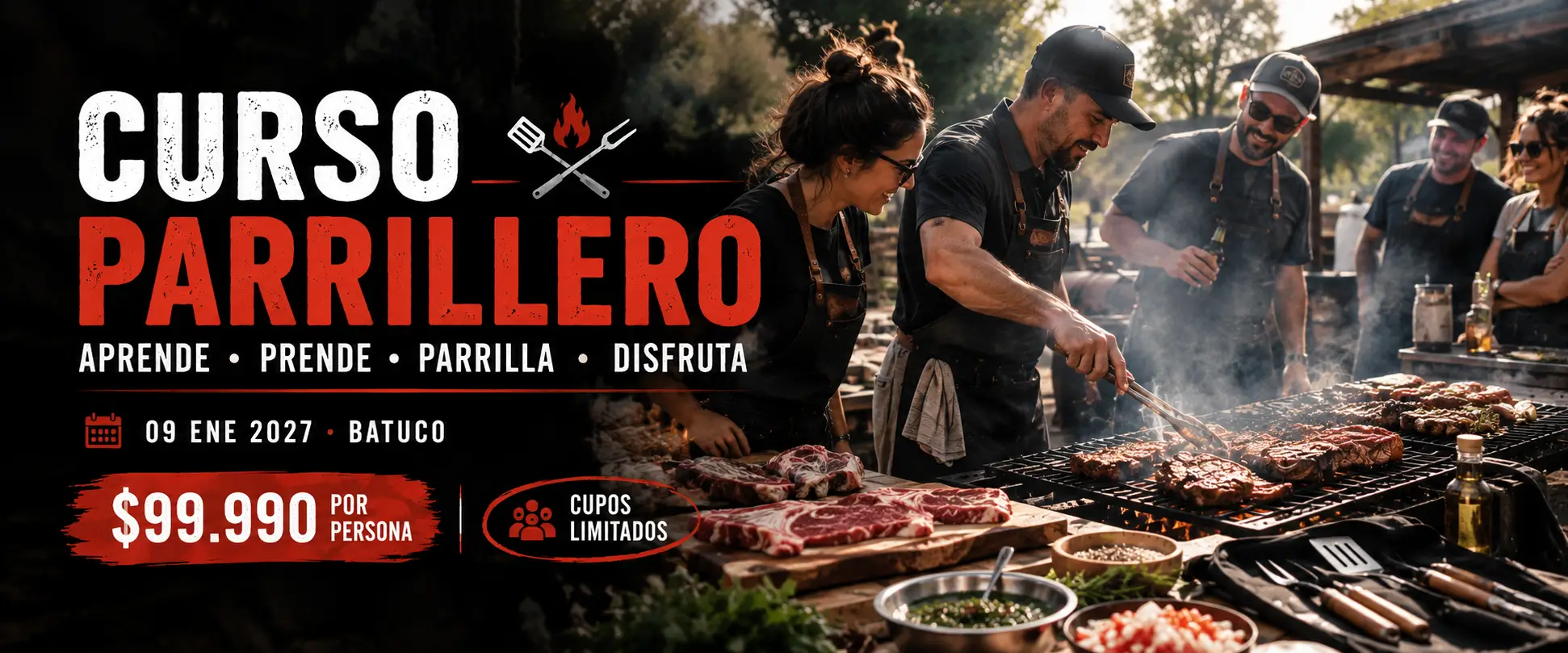 Curso de parrillero presencial