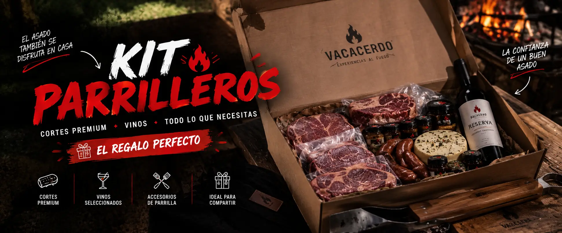 Kit parrillero a domicilio