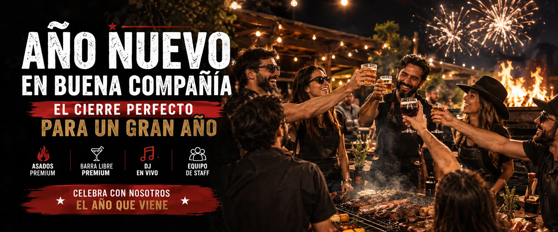 Fiesta de fin de año para empresas